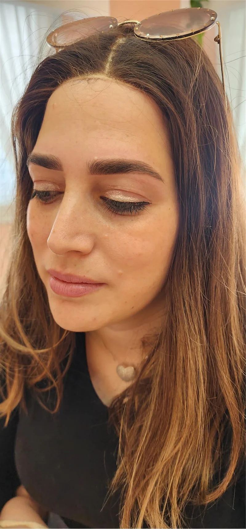תוצאת ספריי פודרה בגבות לאחר תקופה מס׳ 23